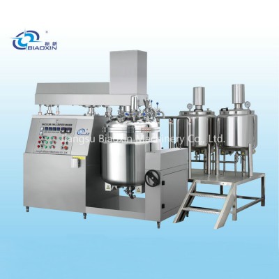 BXZRJ SS304/316L cream paste ointment lotion gel conditioner milk Sauce vacuum Homogenizer mixer