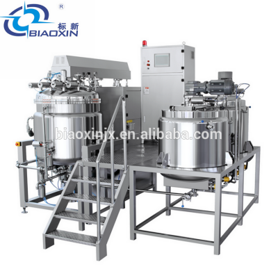 500L High Speed Industrial Vacuum Emulsifying Mixer For Paste Cream Toothpaste